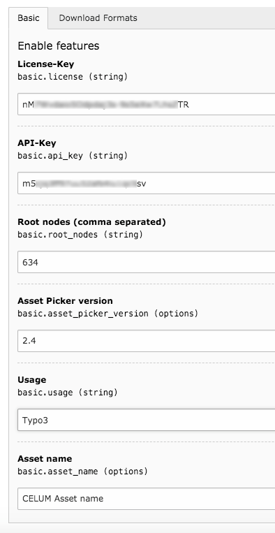 typo3:connect configuration