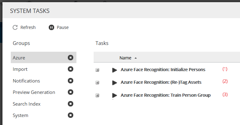 MS Azure Face Recognition System Tasks